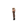 Bas nylon noirs coutures pour jarretelles 